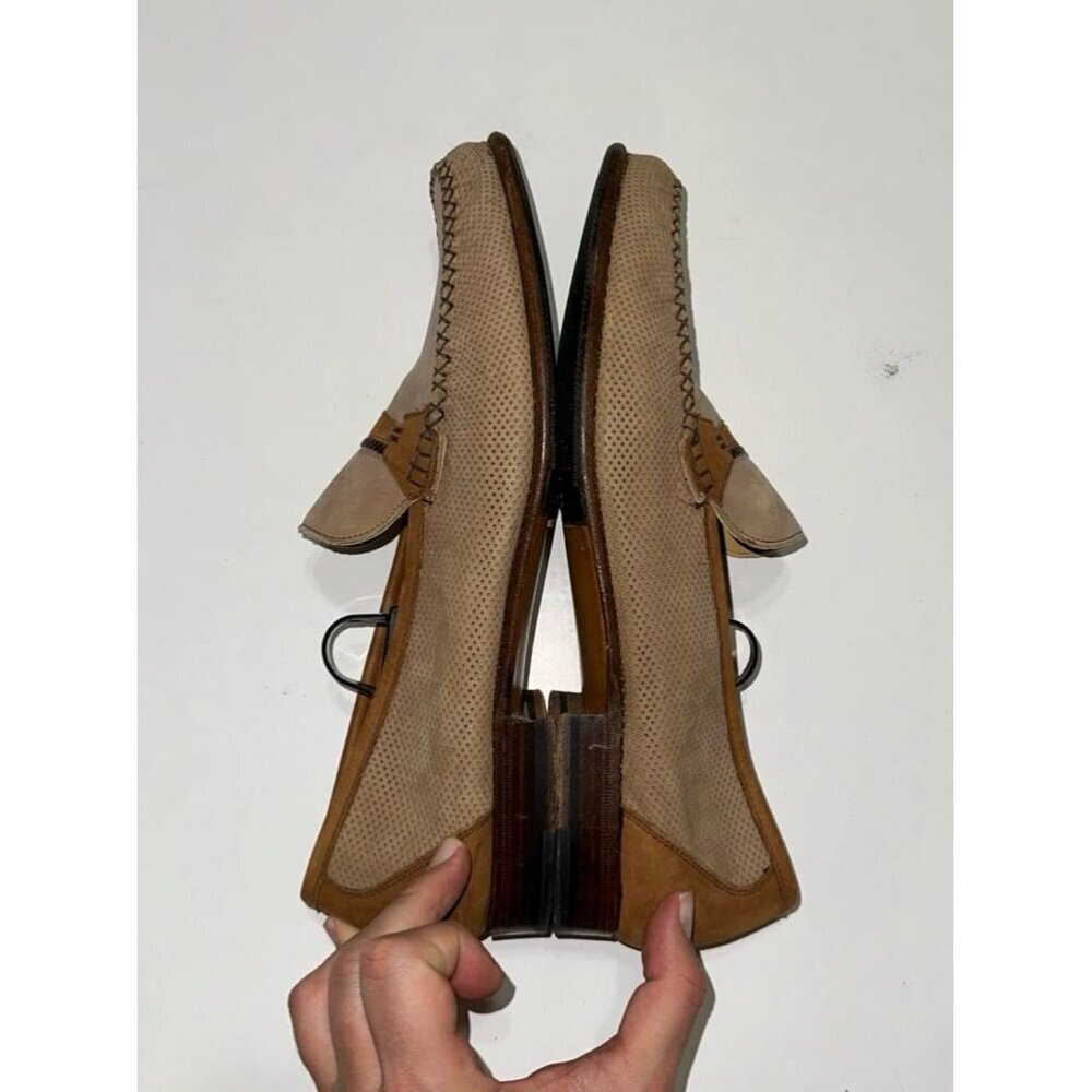 Moreschi Two Tone Retro Loafer Size 12 US - Picture 4 of 10